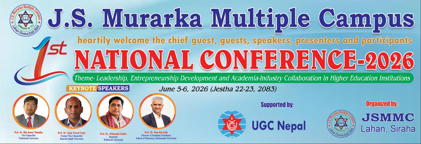 First National Conference 2026 J.S. Murarka Multiple Campus Lahan